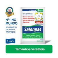 Analgésico e Anti-inflamatório Salonpas Grande 8 Adesivos