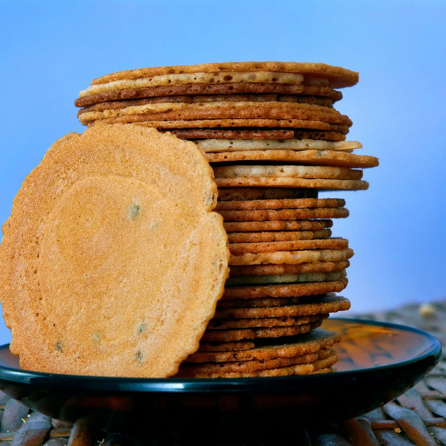 Biscoito Japonês Sembei Vegano Sem Açúcar Gergelim Sapporo 50g