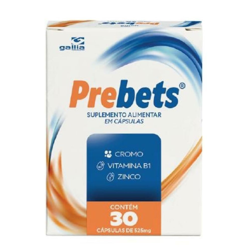 Suplemento Alimentar Prebets 30 Cápsulas
