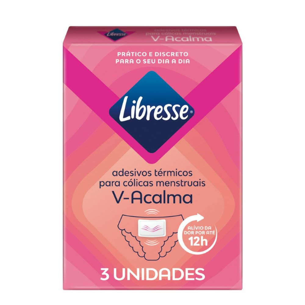 Adesivo Termico Libresse V-Acalma 3 Unidades
