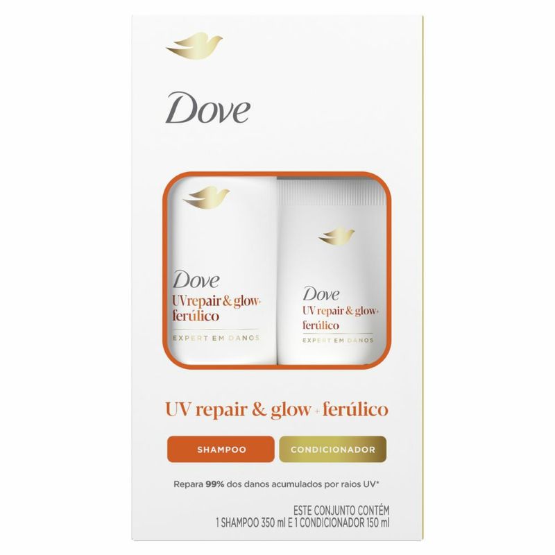 Kit-Dove-UV-Repair-e-Glow--Ferulico-Expert-em-Danos-Shampoo-350ml---Condicionador-150ml---0