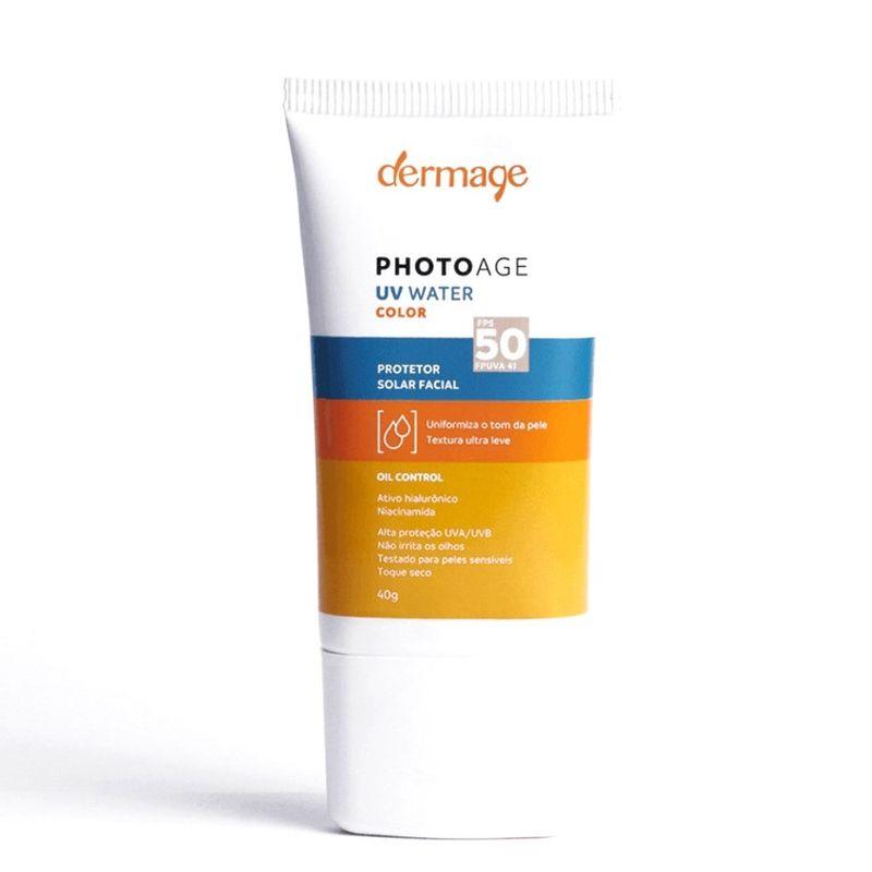 Protetor-Solar-Facial-Dermage-Photoage-UV-Water-Color-FPS50-Medio-Intense-40g---0