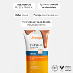 Protetor-Solar-Facial-Dermage-Photoage-UV-Water-Color-FPS50-Nude-40g---2