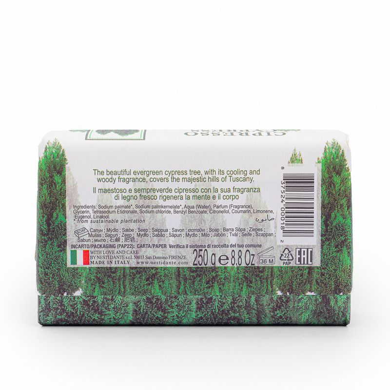 Sabonete-Em-Barra-Nesti-Dante-Dei-Colli-Fiorentini-Cipestre-250g---1