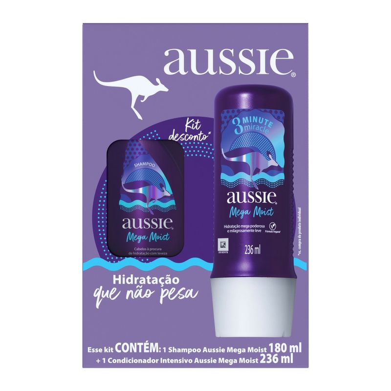 Kit-Aussie-Mega-Moist-Shampoo-180ml-Condicionador-Intensivo-3-Minute-Miracle-236ml---0