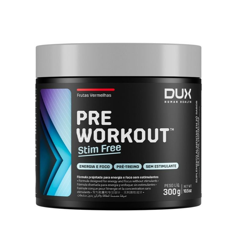 Pre-Workout-Dux-Human-Health-Stim-Free-Frutas-Vermelhas-300g---0