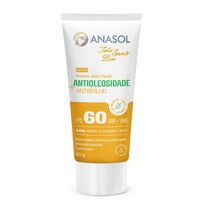 Protetor Solar Facial Anasol Todo Santo Dia Antioleosidade Antibrilho FPS60 - 40g