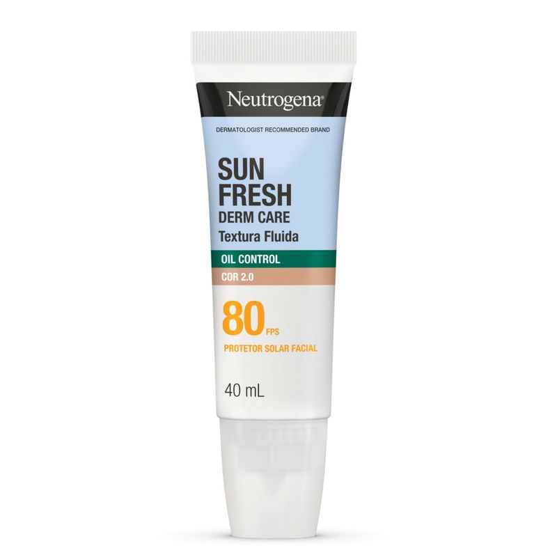 Protetor-Solar-Facial-Neutrogena-Sun-Fresh-Derm-Care-Oil-Control-Fluido-Cor-2-0-FPS80-40ml---0