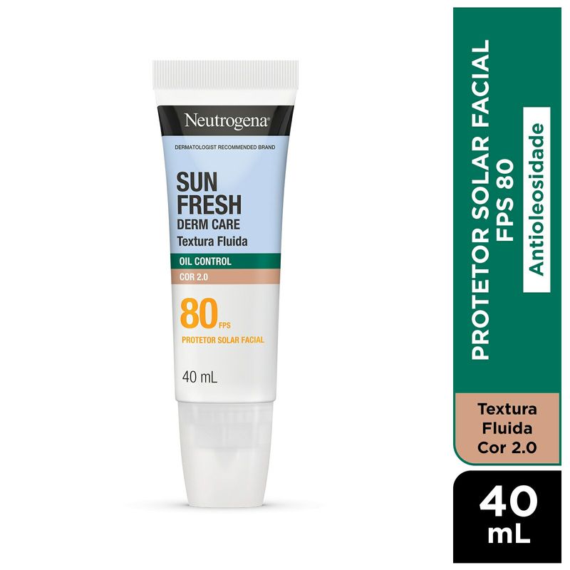 Protetor-Solar-Facial-Neutrogena-Sun-Fresh-Derm-Care-Oil-Control-Fluido-Cor-2-0-FPS80-40ml---1