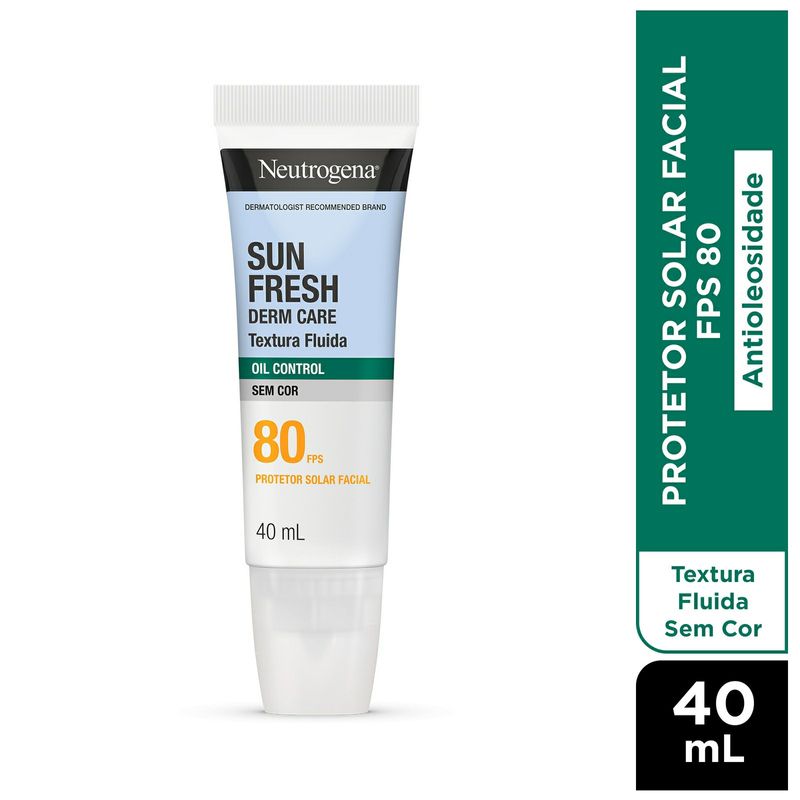 Protetor-Solar-Facial-Neutrogena-Sun-Fresh-Derm-Care-Oil-Control-Fluido-Sem-Cor-FPS80-40ml---1