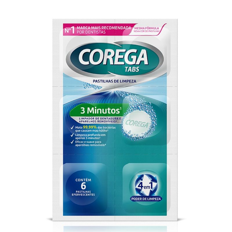 Limpador-De-Dentadura-e-Aparelhos-Removiveis-Corega-Tabs-3-Minutos-6-Pastilhas-Efervescentes---0