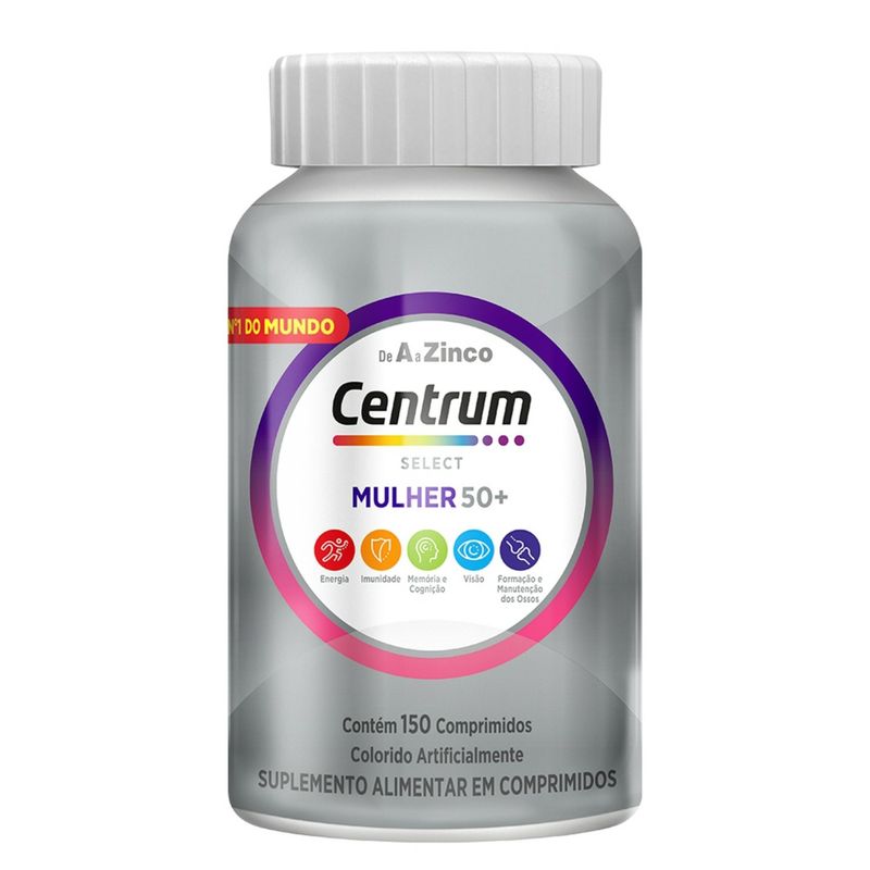 Suplemento-Alimentar-Centrum-Mulher-50-Select-150-Comprimidos---0
