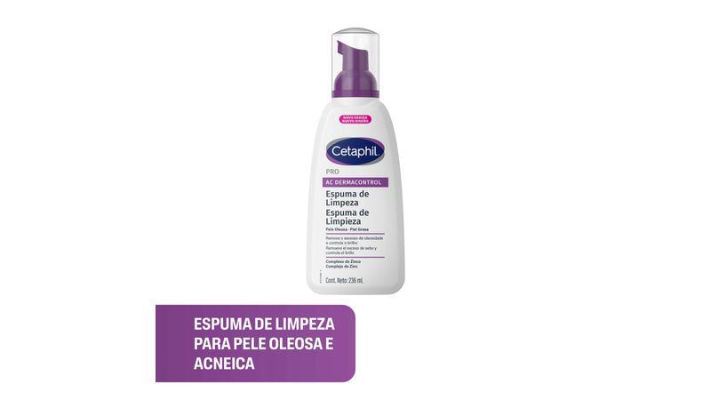 Espuma De Limpeza Facial Cetaphil Pro AC Dermacontrol Pele Oleosa