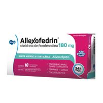 Allexofedrin 180mg Ems 10 Comprimidos Revestidos
