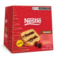 Panettone Nestlé Trufado Chocolate Meio Amargo com Recheio Cremoso 450g