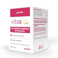 Suplemento Vitamínico Aché Vita E 30 Cápsulas
