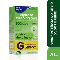 Dipirona Monoidratada 500mg/ml Gotas Neo Química 20ml