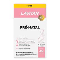 Suplemento Alimentar Lavitan Pré-Natal 30 Comprimidos