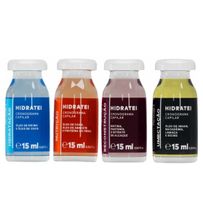 Cronograma Capilar Hidratei 4 Ampolas de 15ml cada
