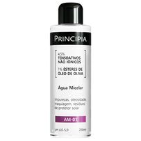 Água Micelar Principia Skincare 4,5% Tensoativos Não Iônicos + 1% Ésteres de Óleo de Oliva AM-01 200ml