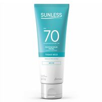 Protetor Solar Facial Sunless Toque Seco FPS70 Sem Cor 60g