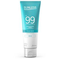 Protetor Solar Facial Sunless Toque Seco FPS99 Sem Cor 60g