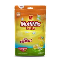 Multimix Kids com Vitamina C Sabor Limão-Menta 10 Pastilhas