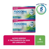 Flogoral Menta 4 Pastilhas
