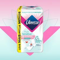 Absorvente Libresse Pure Sensitive Ultrafino com Abas 28 Unidades