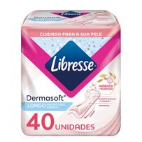 Protetor Diário Libresse Dermasoft Longo 40 Unidades