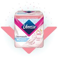 Protetor Diário Libresse Dermasoft Longo 40 Unidades