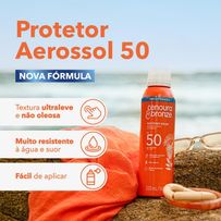 Protetor Solar Aerossol Cenoura e Bronze FPS 50 200ml