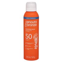 Protetor Solar Aerossol Cenoura e Bronze FPS 50 200ml