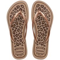 Sandália Havaianas Slim Animals Rose Gold 37/38