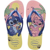 Sandália Havaianas Kids Slim Disney Stitch Buttercream 23/24