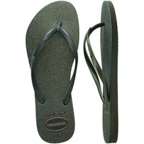 Sandália Havaianas Slim Gloss Verde Oliva 35/36