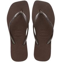 Sandália Havaianas Slim Square Café 33/34