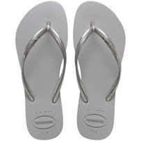 Sandália Havaianas Slim Gloss Cinza/Cinza Gelo 37/38