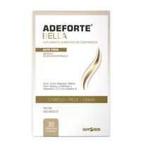 Suplemento Alimentar Gross Adeforte Bella Cabelo Pele Unha 30 Comprimidos