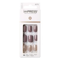Unha Autocolante Kiss Impress Nails Flawless 30 Unidades