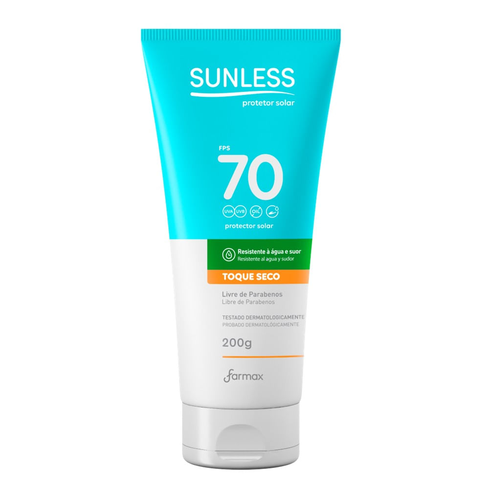 Protetor Solar Sunless FPS50 Toque Seco 200g
