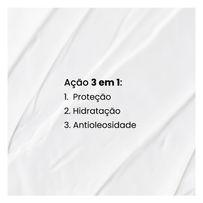 Protetor Solar Facial Helioderm FPS70 Oil Free 3 em 1 Cor Bege Médio 3.0 - 50g