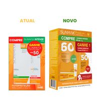 Kit Sunmax Protetor Solar Intense Fps60 120ml + Protetor Solar Sensitive Fps50 25ml
