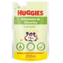 Sabonete Líquido Glicerina Huggies Camomila Refil 200ml