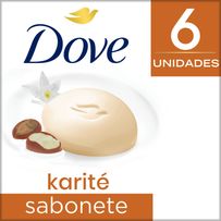Sabonete Em Barra Dove Karité 6 Unidades De 90g Cada