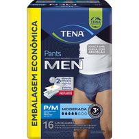 Roupa Íntima Descartável Tena Pants Men P/M 16 Unidades
