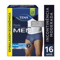 Roupa Íntima Descartável Tena Pants Men P/M 16 Unidades