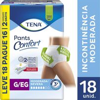 Roupa Íntima Tena Pants Confort G/EG 18 Unidades