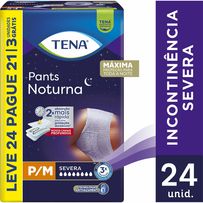 Roupa Íntima Tena Pants Noturna Tamanho P/M 24 Unidades