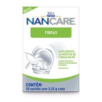 Suplemento Pediátrico Nestlé Nancare Fibras 20 sachês Com 3,32g Cada